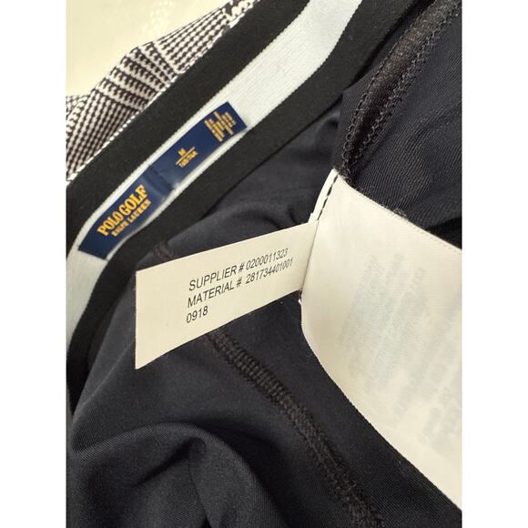 Ralph Lauren Polo Golf Black White Houndstooth Skort Sz M At Leisure Tennis Golf - Picture 11 of 14